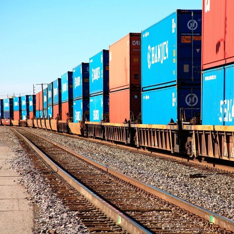 Train Shipping  Railway Line From China To Europe Express Route FCL Or LCL International Rail Freight