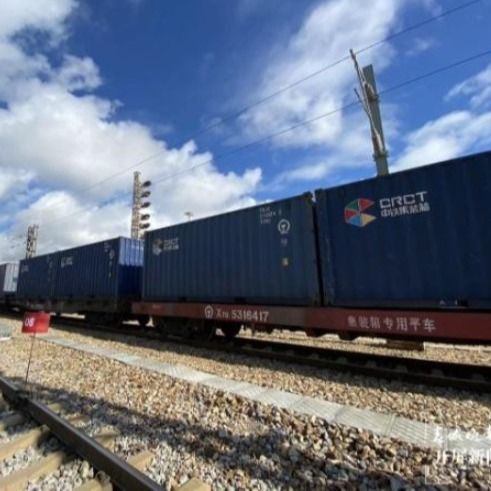 DDP Rail Freight Forwarding Companies China To Belarus Europe Door To Door Service
