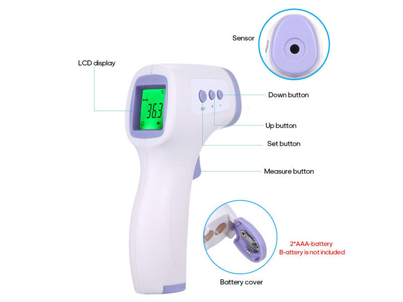 EMS Freight Forwarder And Shipping Agent LCD Temperature Thermometer
